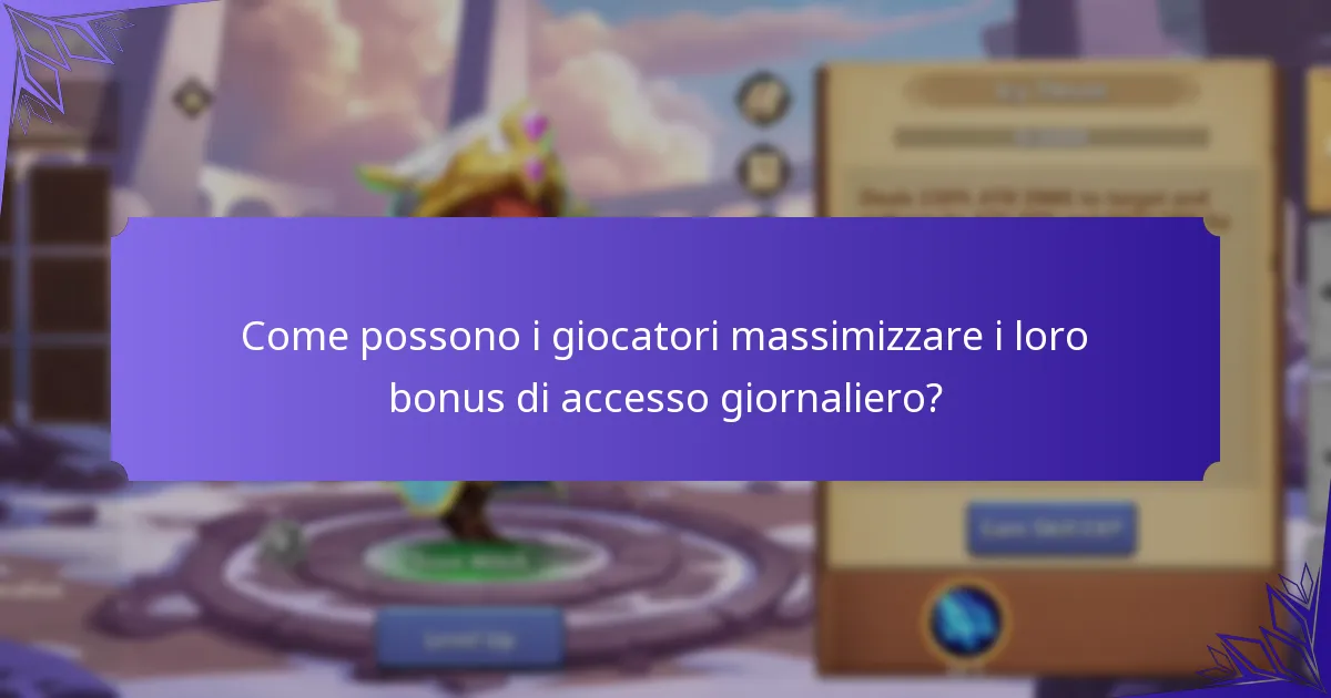 Come possono i giocatori partecipare agli eventi di accesso giornaliero?