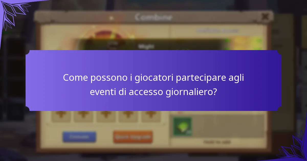 Quali ricompense speciali possono essere guadagnate attraverso i login giornalieri?
