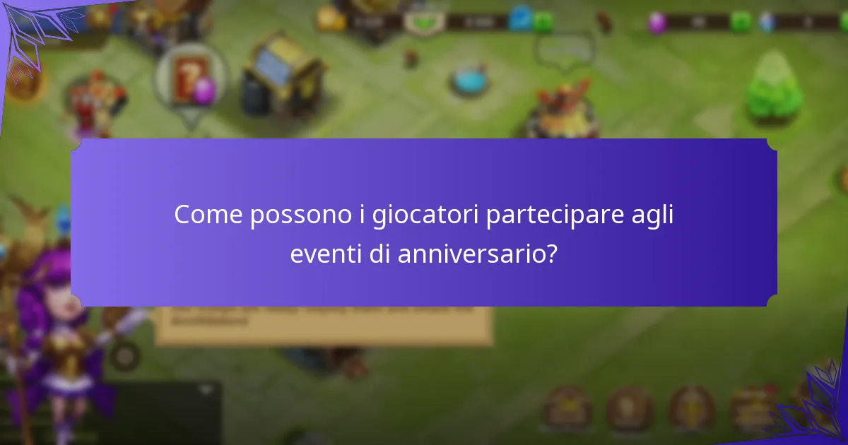 Quali ricompense possono guadagnare i giocatori durante gli eventi di anniversario?