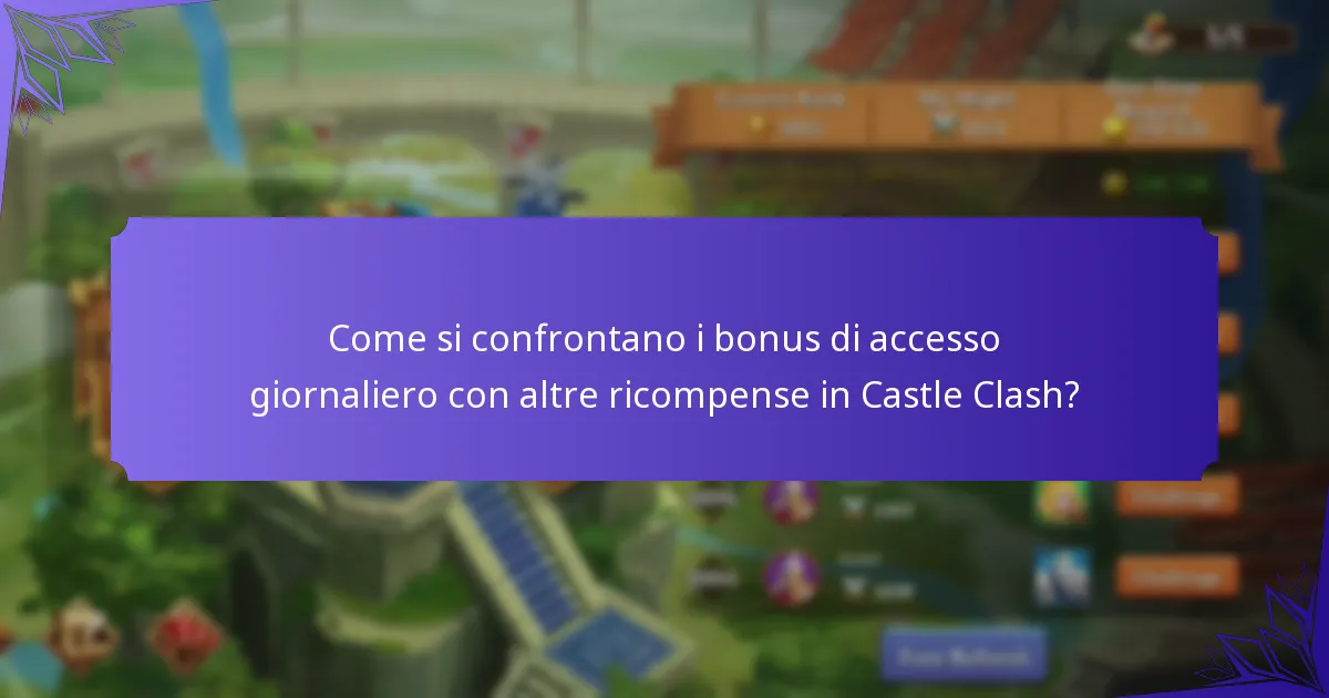 Quali pacchetti di risorse possono essere ottenuti attraverso i bonus di accesso giornaliero?