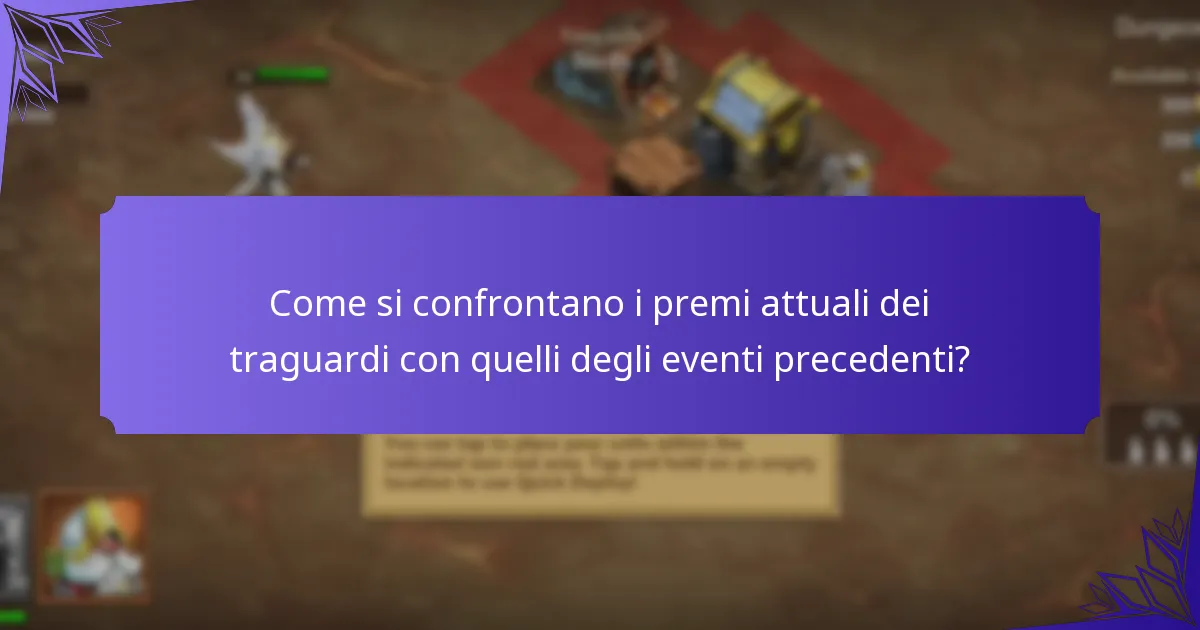Quali ricompense cumulative possono guadagnare i giocatori dalle sfide di traguardo?