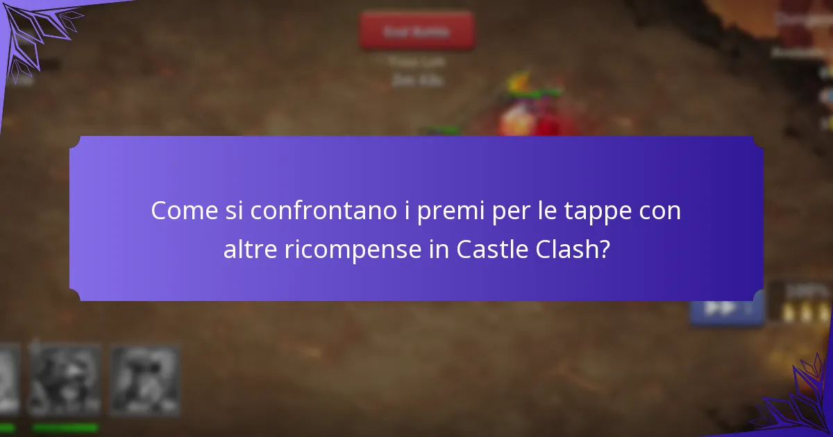 Quali oggetti possono essere ottenuti come ricompense per le tappe?