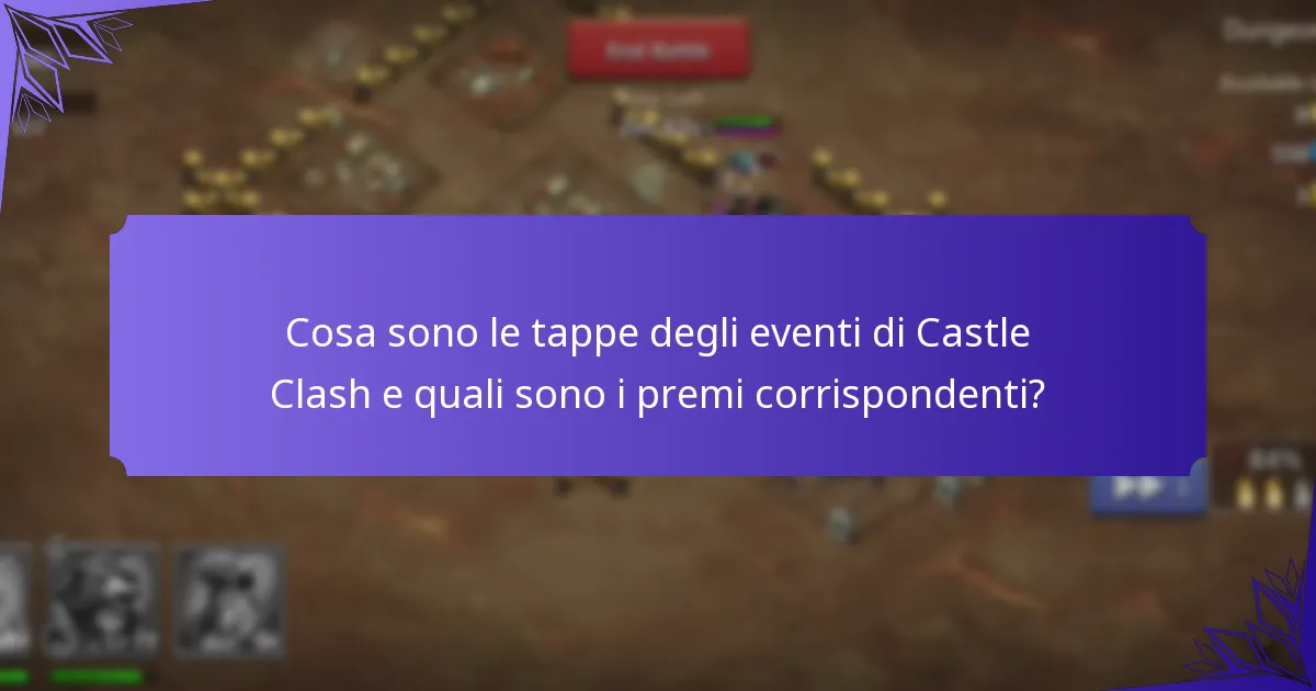 Quali bonus speciali sono disponibili durante l’evento di Castle Clash?