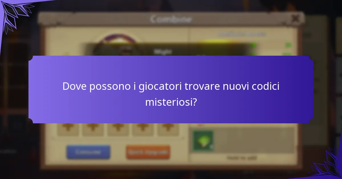 Come si confrontano i diversi codici misteriosi in valore?