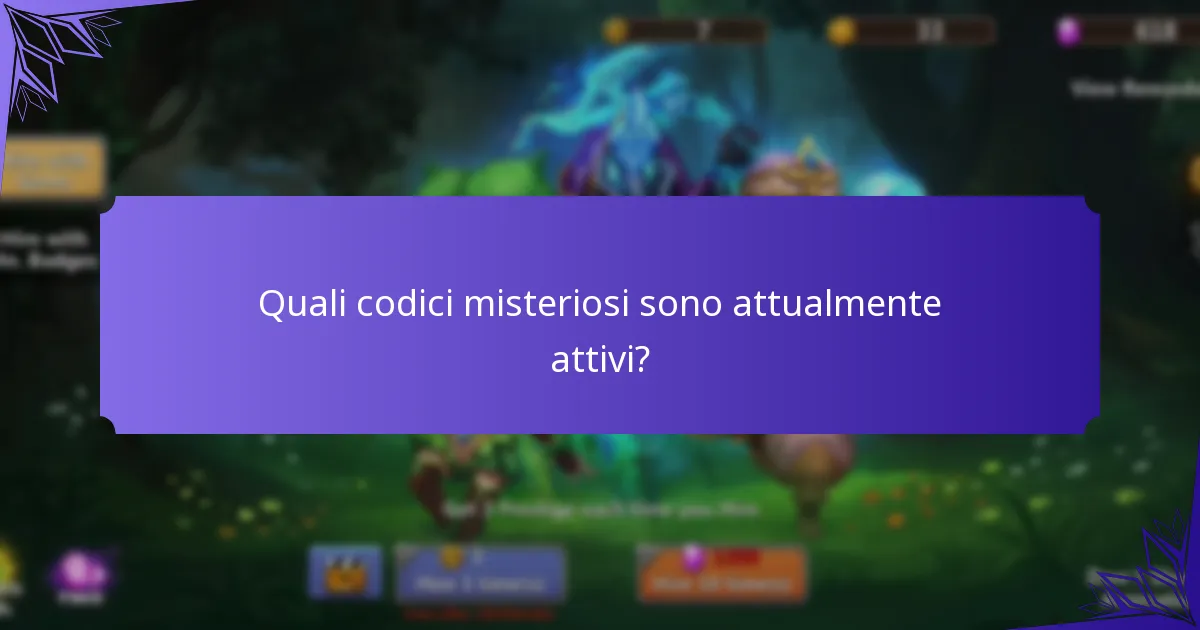 Quali consigli possono migliorare l’uso dei codici misteriosi?