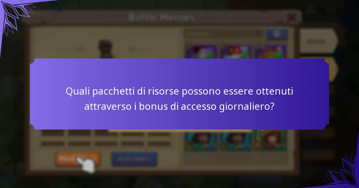 Come si confrontano i bonus di accesso giornaliero con altre ricompense in Castle Clash?