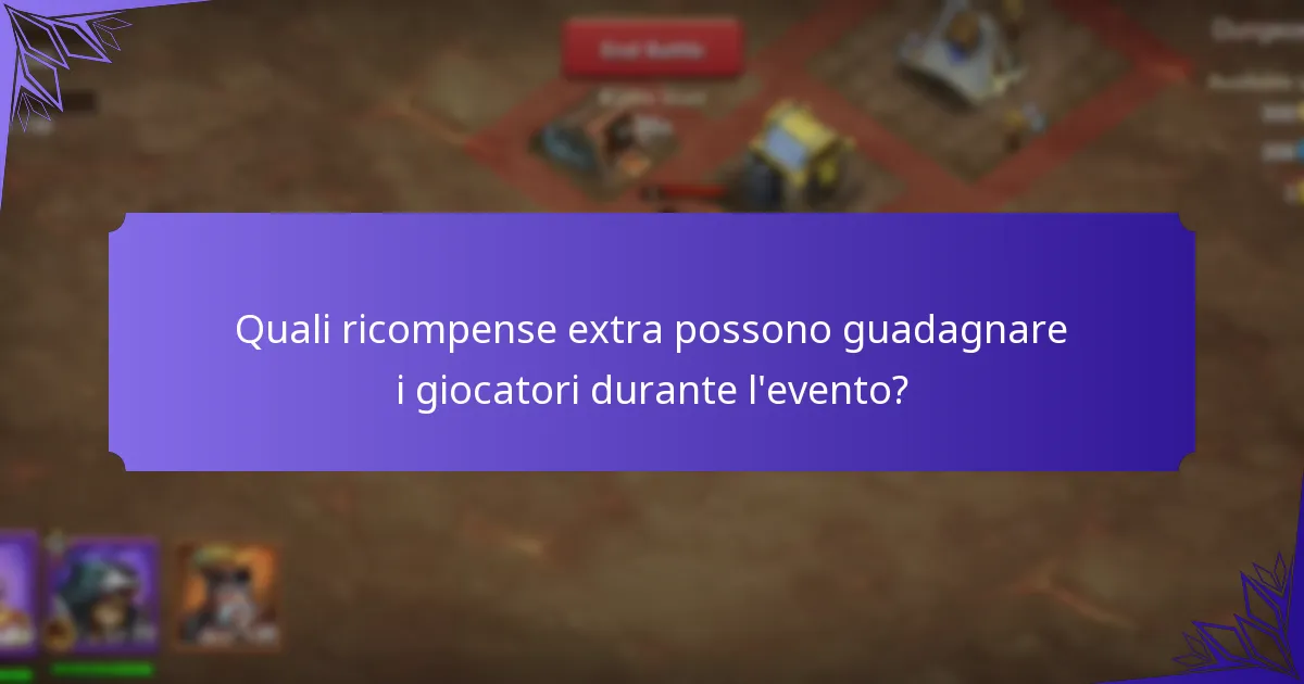 Quali ricompense extra possono guadagnare i giocatori durante l’evento?