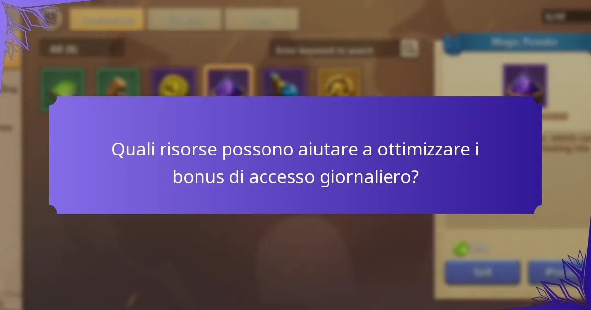Come si confrontano i bonus di accesso giornaliero con altre ricompense in Castle Clash?